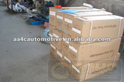 one side manual release 2 post vehicle lift