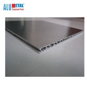 China 1500MM FEVE Aluminum Corrugated Panel Interior ACP Sheet Gloss 5800mm wholesale