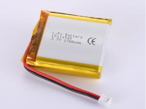 China Sharp Square LiPo Battery Pack High Capacity and Soft Pack Design for Long-lasting Performance LP114545 3.7V 1700MAH wholesale