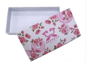 China CMYK Colors Printing Rigid Cardboard Box Packaging For Textile T-shirt wholesale