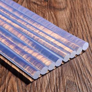 China Glue Hot Melt Stick 11X300mm 100% Transparent Non Water Soluble Economical Adhesive Glue Packaging Hot Melt Glue Stick F on sale