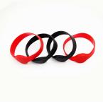 China OEM Colorful Passive Rfid Nfc Wrist band Waterproof 13.56mhz Silicone