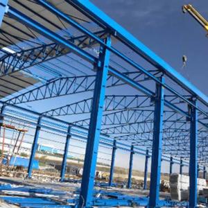 China Q235 Q355 Steel Structure Warehouse Prefabricated Large Industrial Sheds wholesale