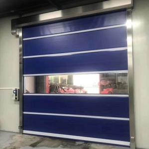 China 6500*6000mm Automatic PVC High Speed Rolling Up Industrial Warehouse Doors wholesale