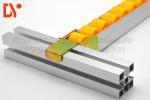 Galvanized Sheet Metal Connectors , Anti - Rust Sliding Track Hardware