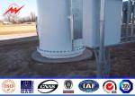 Round 100 ft Multi - Platform Mono Pole Tower , Self- Supporting Steel Lattice