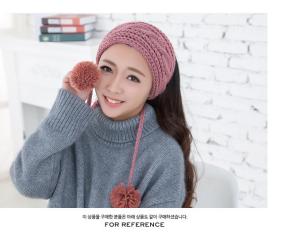 China Spring and winter ball of yarn twist headband handmade headdress wholesale