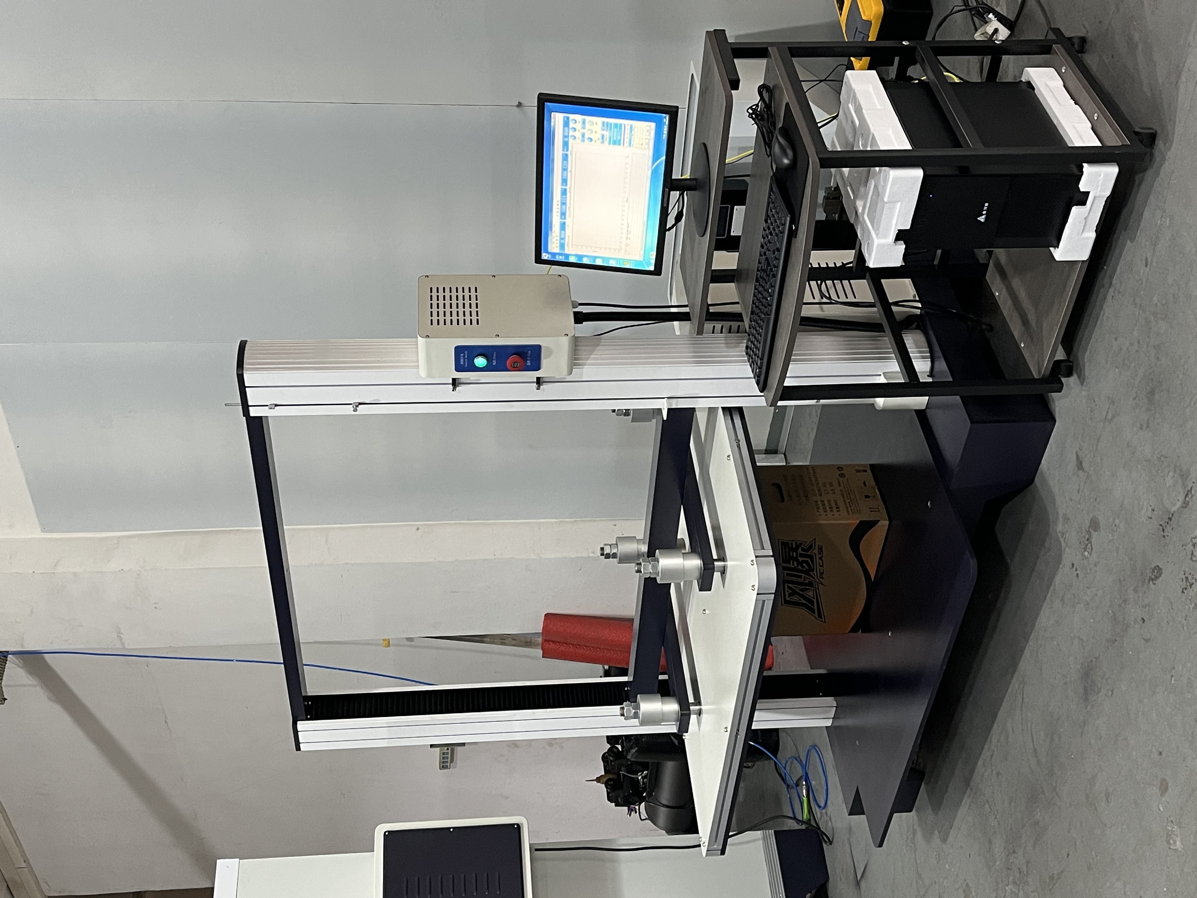 Servo Control Carton Box Compression Tester Package Container Crush Strength Test Equipment Corrugated Box Compression Tester
