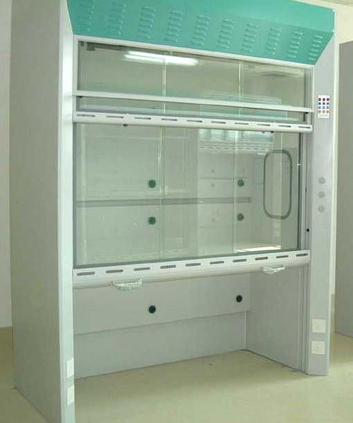 Safety Stainless Steel Fume Hood , Chemical Fume Hood 6mm Thick Acid Compact Board