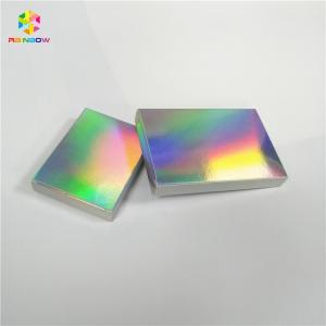 China Cardboard Hologram Paper Gift Box Packaging Make Up Cosmetic Products Application wholesale