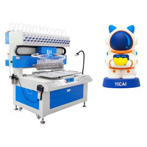 China 32 Colors PVC Silicone Rubber Keychain Doll Pendant Making Machine wholesale
