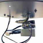 Outdoor 18" Natural Gas Fire Pit Burner Drop In Pan ISO9001 Burner Silver