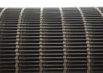 Black Building Facade Stainless Steel Architectural Mesh Cable Metal 120m X 6m
