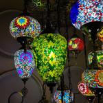 Wholesale Hanging glass chandeliers light Turkish Moroccan Pendant Light