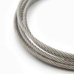 Lightweight 7*7 2.5mm Stainless Steel Rope Wear And Corrosion Resistance