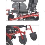 70Kgs 4 Wheel Drive Power Wheelchair 8km/H Dual 24V 320W Motors