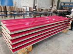 Workshop Red Fireproof Rockwool Sandwich Roofing Panel