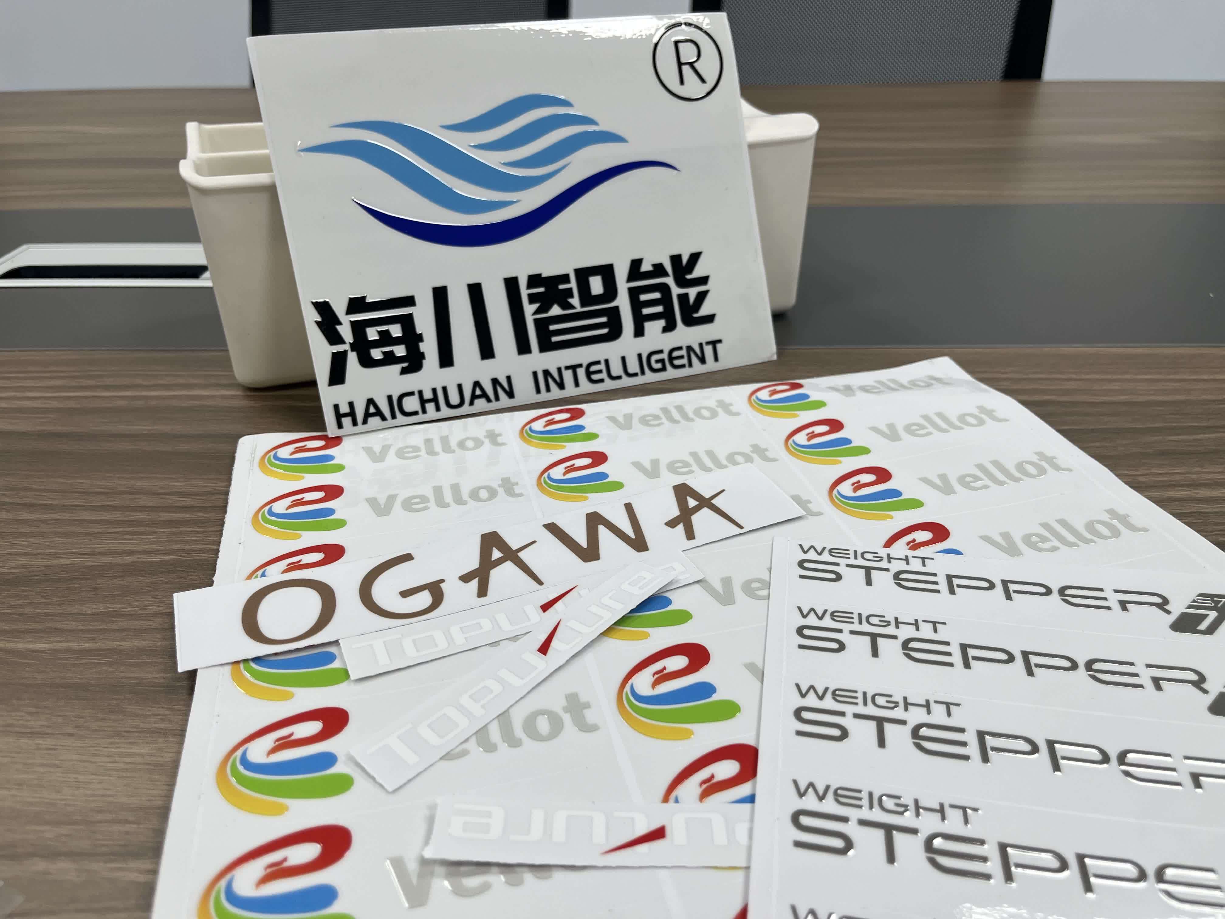 Custom UV Transfer Sticker Self Adhesive Transfer Decal with High Resolution Printing and Waterproof Finish for Brand Labeling