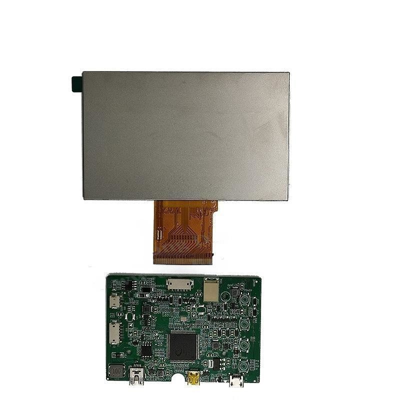4.3 Inch Tft Lcd Display Module With Hdmi Board , 1920x1080, 1000nits, Lvds Interface
