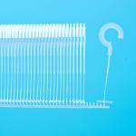 40mm Garment Hook Plastic Tag Pins Suspending Towels