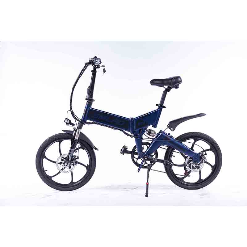 20 Inch Foldable Electric Bicycle , 350w Lightweight Aluminium Electric Bike
