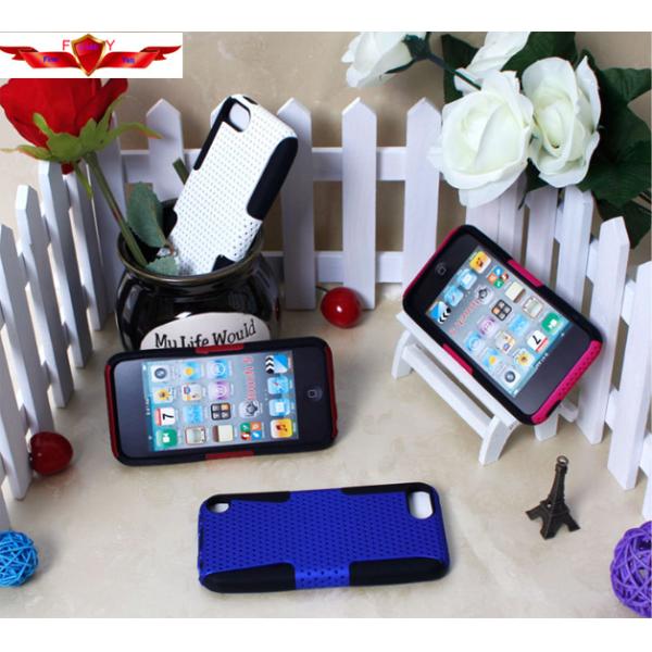 ABS+Silicone 2IN 1 Ipod Touch 5G Cases Multi Color MOQ 500pcs
