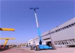 Four Wide Tyres Telescopic Boom Lift Novel Axle Balancing System Real Time Drive