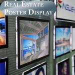 Aluminium Real Estate Display Light Box Frame Backlit Acrylic Advertising