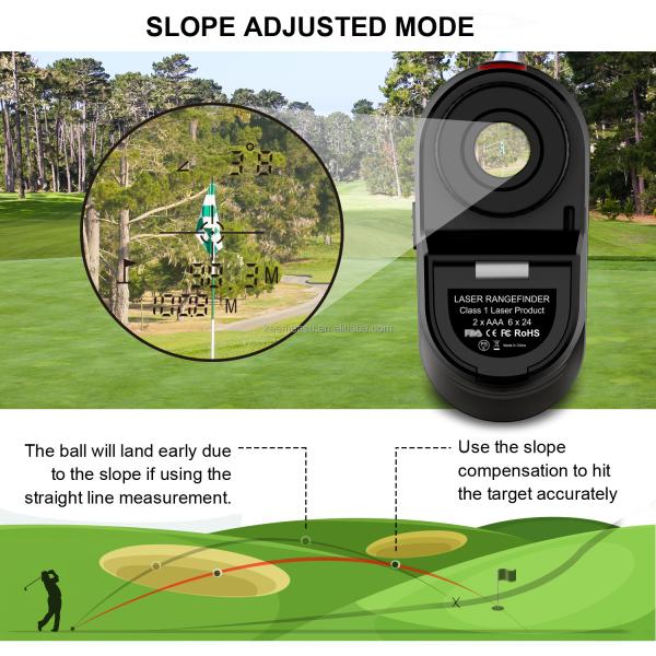 450m High Precision Rangefinder Golf Range Finder Distance Meter Laser Works Rangefinder
