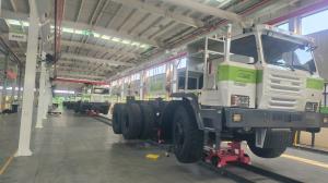 China 70km/H Max. Speed Electric Dump Trucks 33t Rated Load Capacity For Mining wholesale