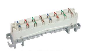 China Highband 8 Pairs Module 110 Punch Block Cat6 PC Material For Networking wholesale