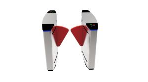 China Stainless Steel 304 Speedlane flap barrier Turnstile Access Control Barriers 35W wholesale