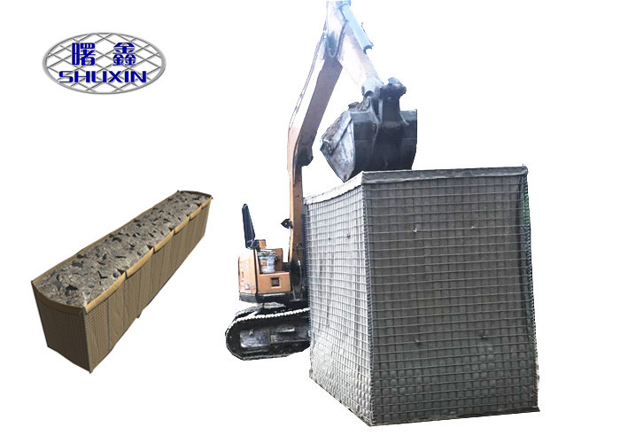 High Durability Defensive Barrier Protective Wall Manufactured With Welded Mesh Technique