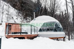 China A White Glamping Dome Tent Snow Camp Best For Holiday Travel Garden Village wholesale