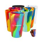 Promotional Straight Up Pint Glasses 16Oz Unbreakable Branded Silipint Cup