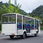 Amusement Park 7.5kw Ac Motor Drive Electric Shuttle Bus 23 Persons Electric