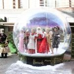 Popular sale 3/4/5m Attractive Christmas Inflatable Giant Snowglobe Snow Globe