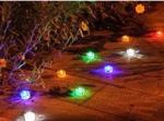 PC Plastic 1.2V Solar Powered Led Garden Lights 40MA Waterproof Outdoor For