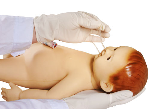 Child simulator with Removable Cord , Pediatric Simulation Manikin for Nursing Practising