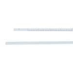 6mm Width Custom Steel Tape Measure White Baking Vanish For Measuring Baseball
