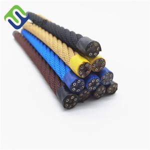 China 16mm*500m Polyester Combination Rope For Playground Outdoor Climbing Net wholesale