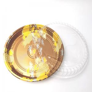 China Disposable PS Plastic Sushi Tray With Transparent Lid on sale