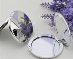 High quality plastic pocket compact mirror/cosmetic mirror/makeup mirror