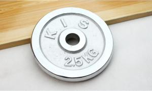 China dia25mm cast iron electroplating dumbbell barbell palte for weight lifting training sales wholesale