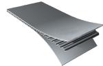 0.2mm Thickness Corrugated Aluminum Roofing Panels , Aluminium Sandwich Panel