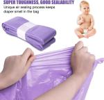 7 Layer Nappy Bin Refill Cassettes Purple Lavender Diaper Bag Refills Customized