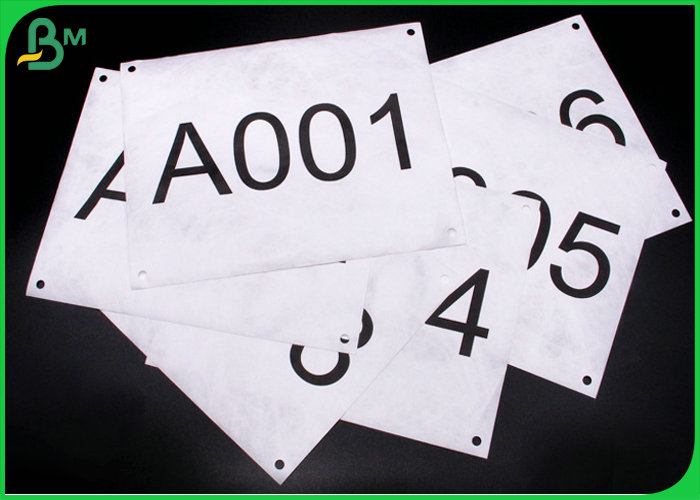 210 x 297mm Inkjet Coated 1025D 1056D Paper For Race Numbers