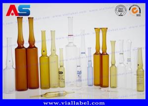 China Printed 1ml Clear Medical Injection Glass Ampoule 10x60mm Neutral Borosilicate Material wholesale