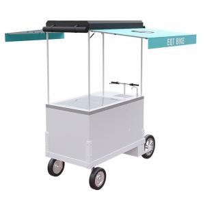 China Multifunctional Electric Ice Cream Bicycle Cart For Outdoor CE Certification wholesale
