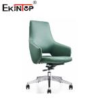 Premium Leather Office Chair With Metal Chrome Base 5 Years Warranty